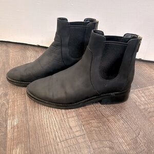 Cole Haan Black Reid WaterProof Ankle Bootie Chelsea Boot Size 7